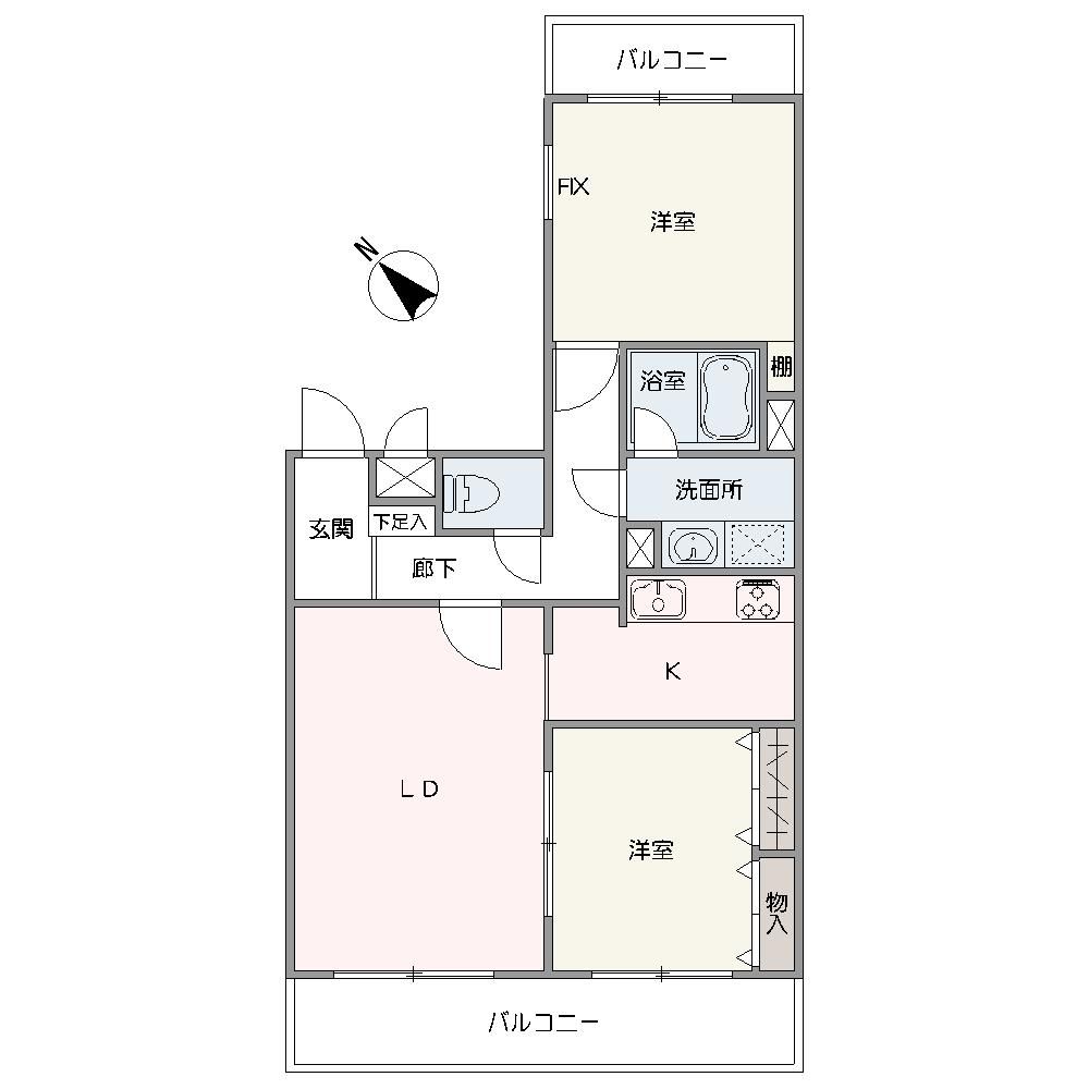 Kurio Omiya Higashi Ichibankan 3F 2LDK Apartment for Sale - Thumbnail 3