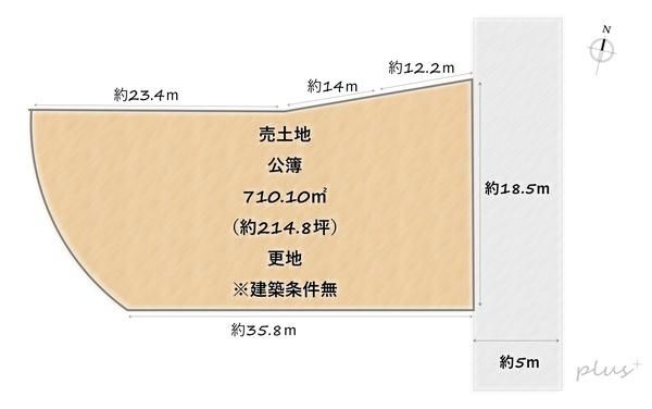 Land for Sale in Kita-Saga, Kyoto - 710.1 sqm Plot - Image 1
