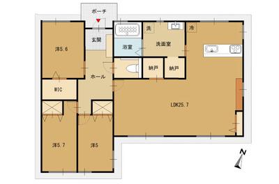 Amarube Kami Used House (Newly built one-story house) | Maizuru City, 9-minute walk from Kyoto Bus Shimo 4-chome stop (Property number: 0106929-0000435) — Image 3, Maizuru, Kyoto