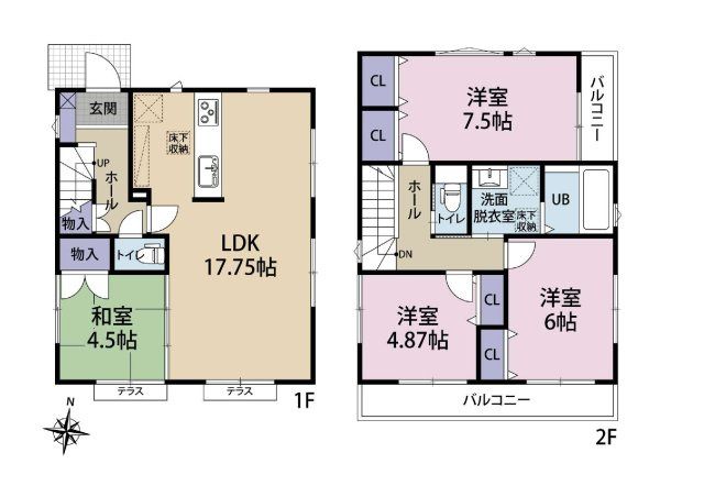 4LDK House for Sale in Tokorozawa, Saitama - 93.96 sqm - Thumbnail 2