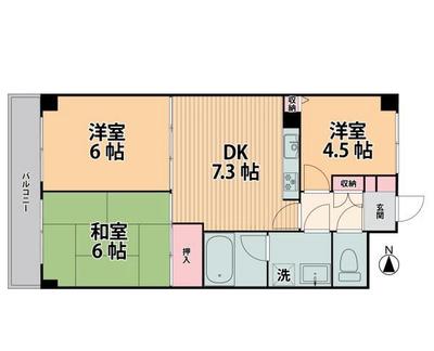 Renovated 3DK Apartment near Sakado Station — Image 1, Tsurugashima, Saitama