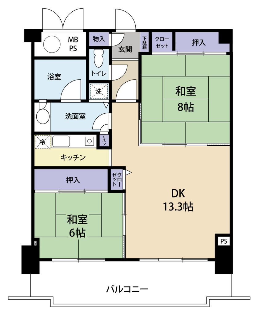 Riveline Karuizawa B Wing 2LDK Resort Condo for Sale - Thumbnail 3