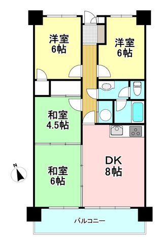 4DK Apartment in Nagano City with South Balcony Views - Thumbnail 4
