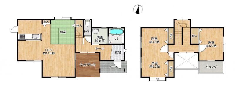4LDK House in Kumamoto Kita Ward with Garden and Parking - Thumbnail 3