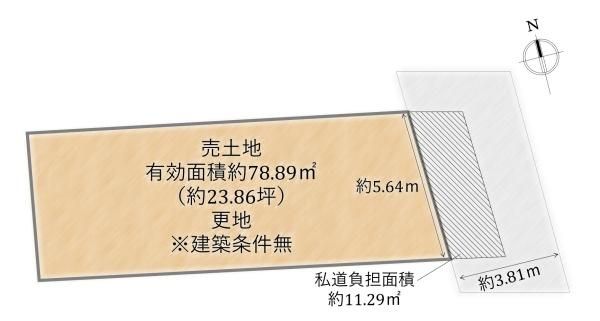 Vacant Land for Sale in Uzumasa, Ukyo Ward, Kyoto - Thumbnail 3