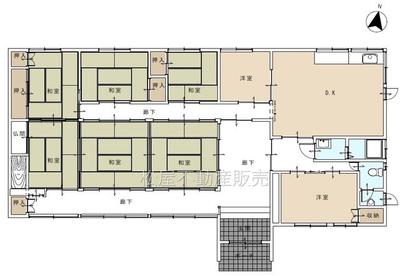 Detached house in Sekobata, Horikiri-cho, Tahara City | Tahara City, Toyohashi Railway Atsumi Line, Mikawatahara Station, 40 minutes by bus, get off at Horikiri, 11-minute walk from used detached house (Property number: 0123177-0007334) — Image 4, Tahara, Aichi