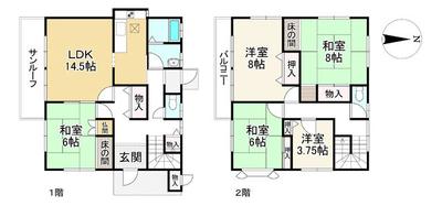 1-chome Kibogaoka Honmachi, Konan-cho, Koka City | Used detached house in Koka City, 27 minutes walk from Konan Station on the JR Kusatsu Line (Property number: 0101426-0006745) — Image 3, Koka, Shiga