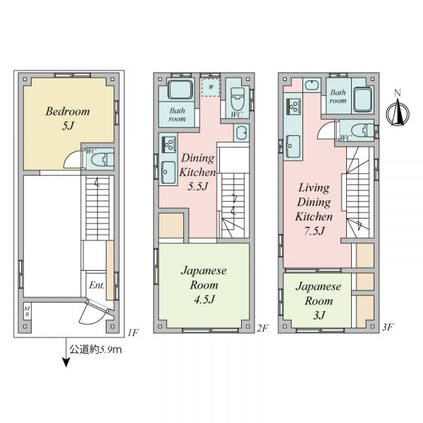 3LDK House for Sale in Koto Ward, Tokyo - Thumbnail 4