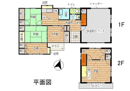 4SDK Detached House for Sale in Usuki, Oita - 127.83 sqm - Thumbnail 2