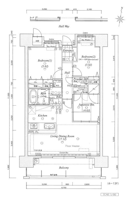 3LDK Apartment for Sale in Shimonoseki, Yamaguchi - 69 sqm - Thumbnail 2