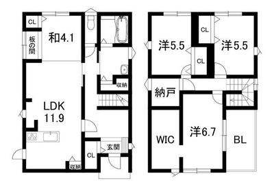 4SLDK Detached House in Omihachiman, Shiga | 102.68 sqm — Image 1, Omihachiman, Shiga