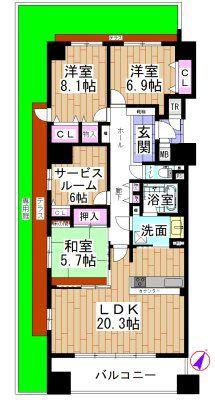 Castle Heights Tomida 3SLDK Apartment for Sale in Yokkaichi — Image 44, Yokkaichi, Mie