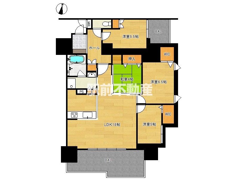 4LDK Apartment Near JR Tosu Station, Tosu City, Saga - Thumbnail 2