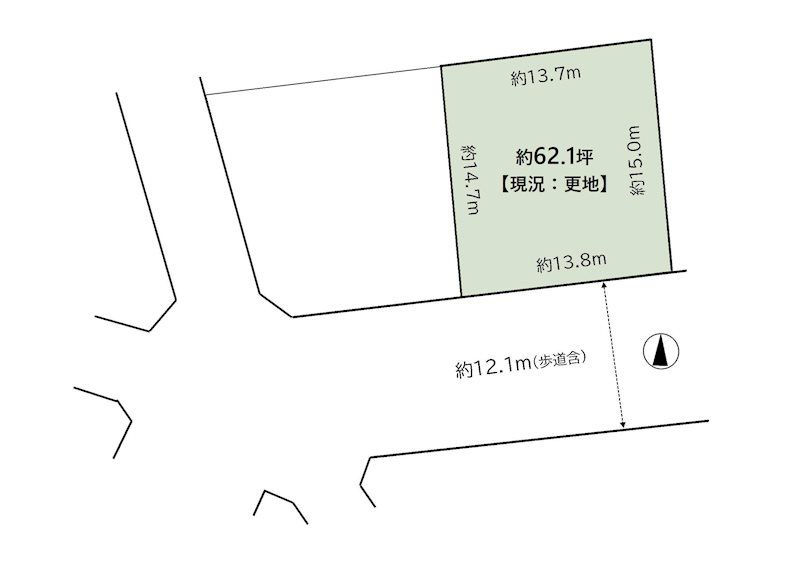 Vacant Land for Sale in Nagaokakyo, Kyoto - 62.1 Tsubo - Thumbnail 4