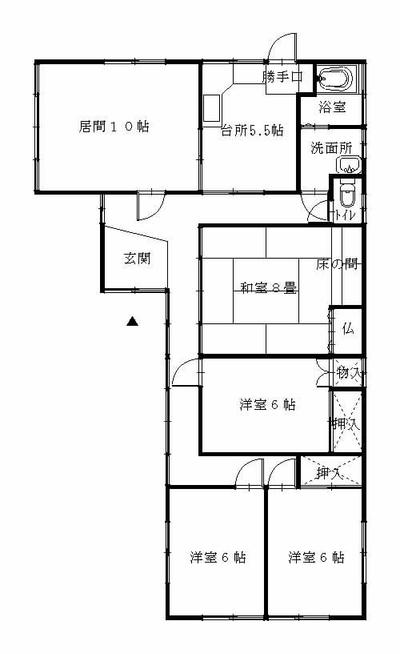 Used detached house located 21 minutes walk from Wakimoto Station on the JR Oga Line (Oga City) (Property number: 0120784-0000019) — Image 1, Oga, Akita