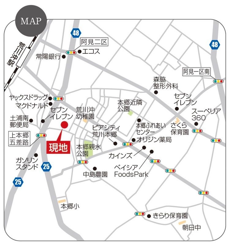 Land for Sale in Ami, Ibaraki - Building Condition Plot Near Arakawaoki Station - Thumbnail 3