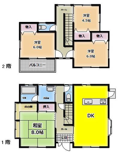 Used house (property number: 0110267-0002508) in Oami Shirasato City, 17 minutes walk from JR Sotobo Line Oami Station — Image 1, Oami Shirasato, Chiba
