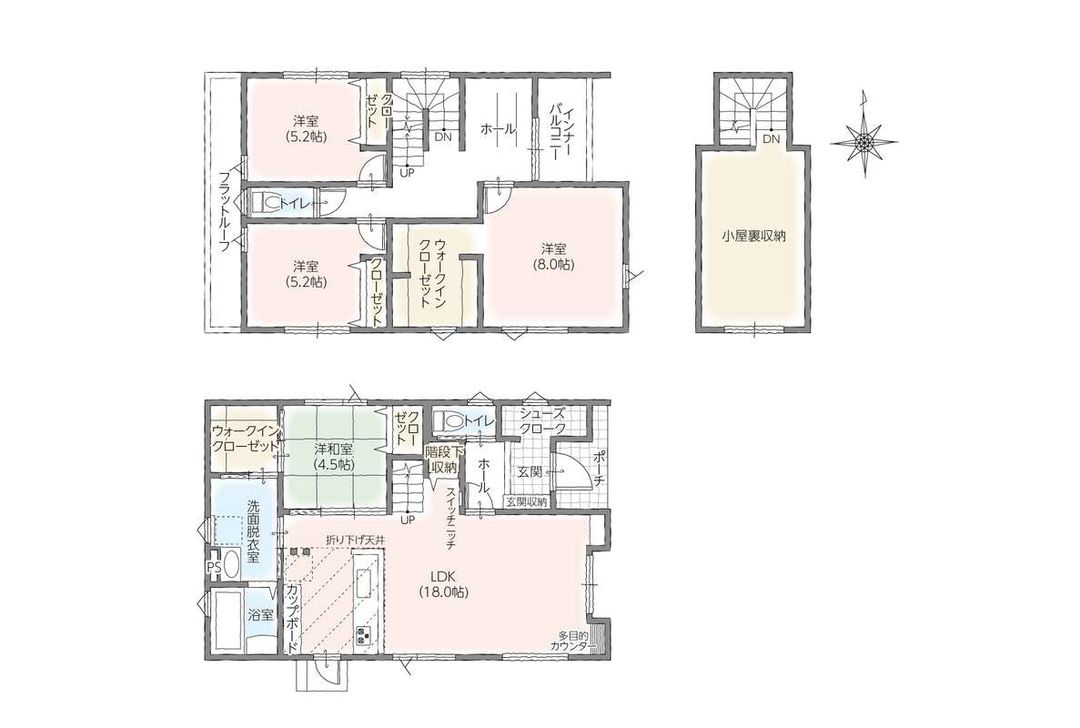 New 4LDK House for Sale in Yamagata City, 114-117 sqm - Thumbnail 2