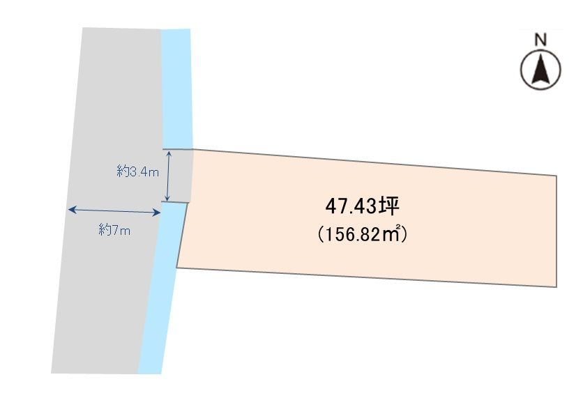 47.43 Tsubo Land for Sale in Nagasunacho, Yonago, Tottori - Thumbnail 2