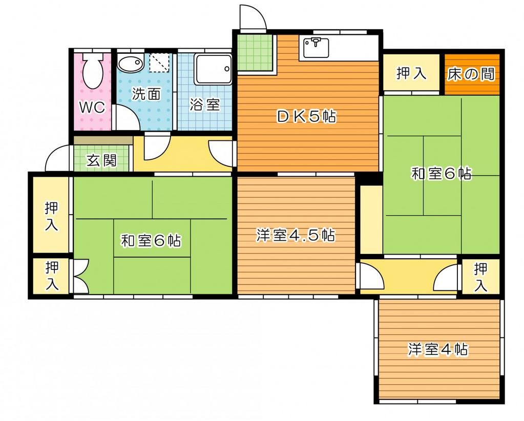 4DK House Near JR Kagoshima Line in Kitakyushu - Thumbnail 4