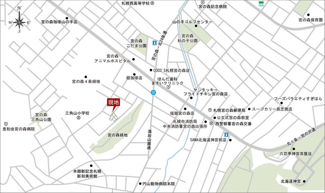 Building Condition Land in Miyanomori, Sapporo - 276.56m2 Lot - Thumbnail 3