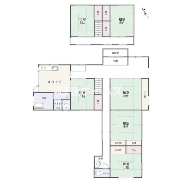 6K House on Large Corner Plot in Sekikawa Village, Niigata - Thumbnail 3