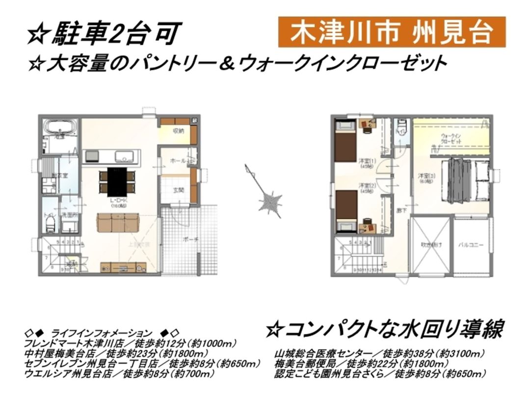 New 2LDK House in Kizugawa's Shumidai | Long-term Excellent Certified - Thumbnail 2
