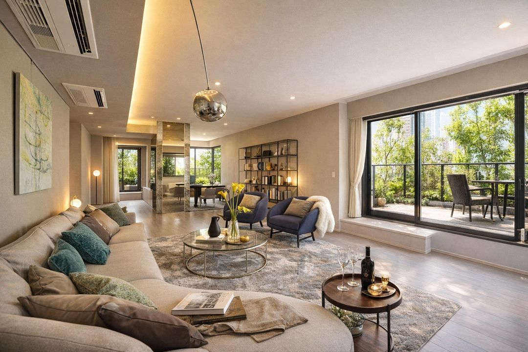 3LDK Penthouse in Motoazabu, Minato, Tokyo – 168.33 sqm with Tokyo Tower View - Thumbnail 3