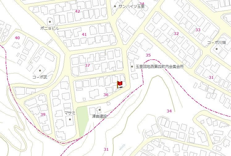 Land for Sale in Tamarizato Danchi, Kagoshima City - 51.52 Tsubo - Thumbnail 3