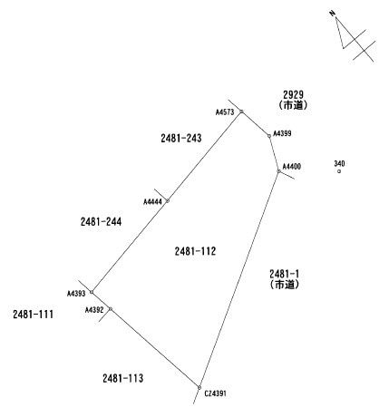 Land for Sale in Tamarizato Danchi, Kagoshima City - 51.52 Tsubo - Thumbnail 4