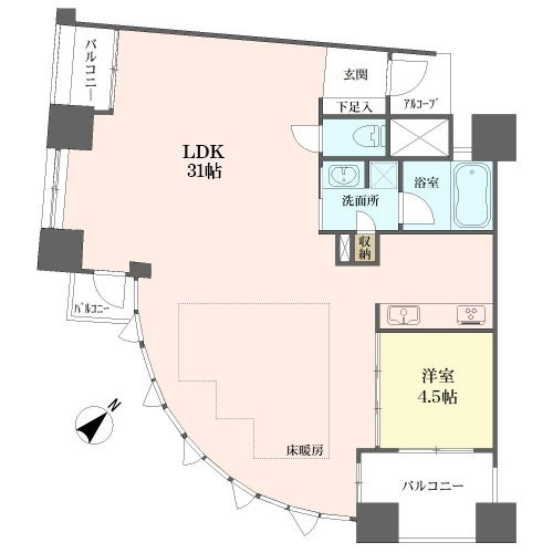 1LDK Apartment near Sannomiya Station, Kobe - Thumbnail 2