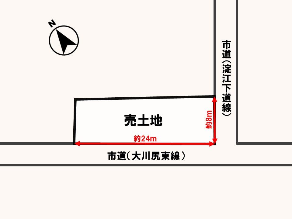 205 sqm Vacant Land for Sale in Yodoe, Yonago, Tottori - Thumbnail 2