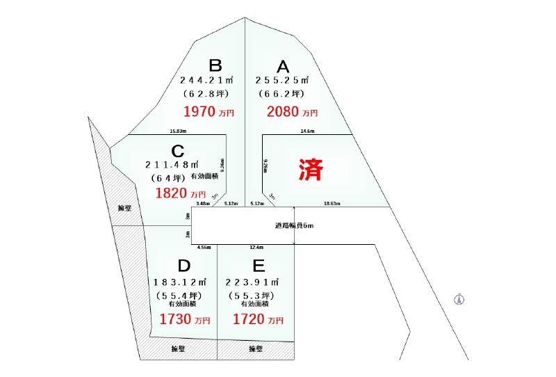 Land for Sale in Yoshinodai, Aoba-ku, Sendai - 183.12 sqm - Thumbnail 3