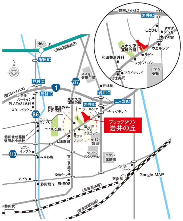 Brick Town Iwai no Oka Land Plot for Sale in Iwata, Shizuoka - Thumbnail 4