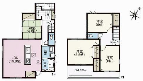 Newly Built 4LDK House in Ikoma, Nara - 102m2 - Image 1
