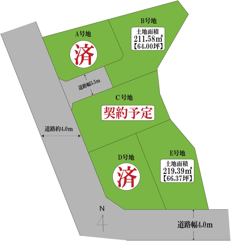 64 Tsubo Building Lot for Sale in Miyazaki City - Thumbnail 3
