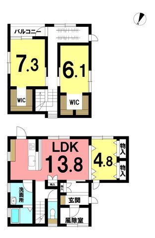 3LDK House for Sale in West Byakusandai, Hachinohe - Thumbnail 4