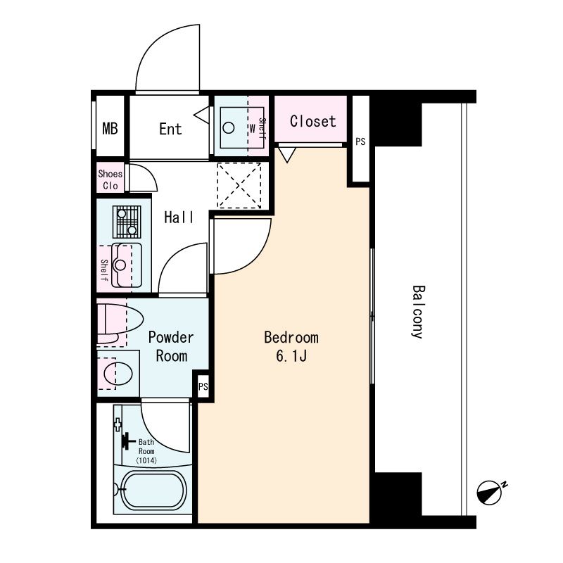 Rare Yokohama Tennocho Sangokan 6F 1K Apartment for Sale - Thumbnail 4