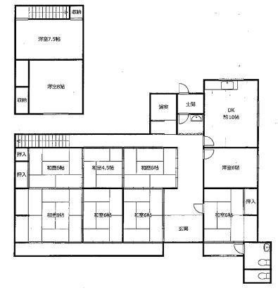 10DK Rental House in Kakogawa City, Hyogo | Vacant House Bank - Thumbnail 2