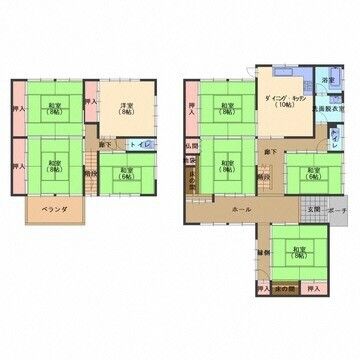 8DK Wooden House for Sale in Takaoka, Toyama - Vacant & Ready - Thumbnail 2