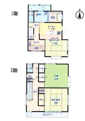 2LDK House in Kiryu with Parking - 9880000 Yen — Image 2, Kiryu, Gunma