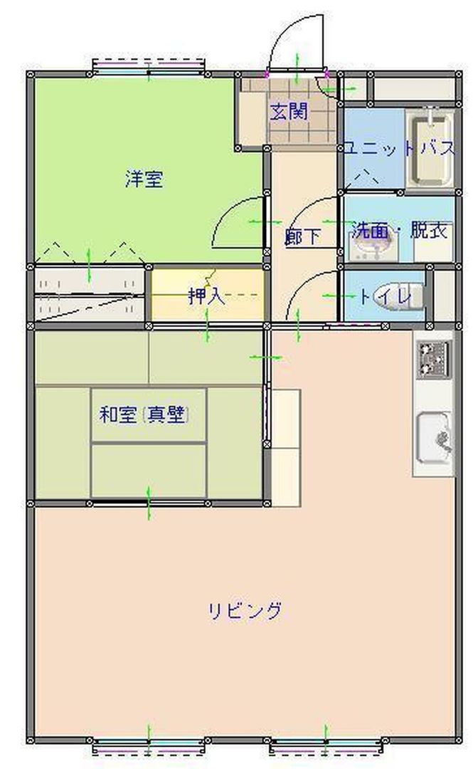 Renovated Top-Floor 2LDK Apartment for Sale in Kochi City - Thumbnail 2