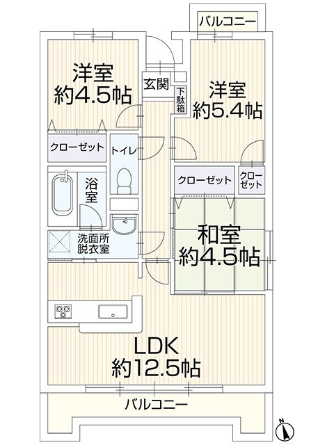 Gran Court Yamagoe 803 3LDK Apartment for Sale in Matsuyama - Thumbnail 2