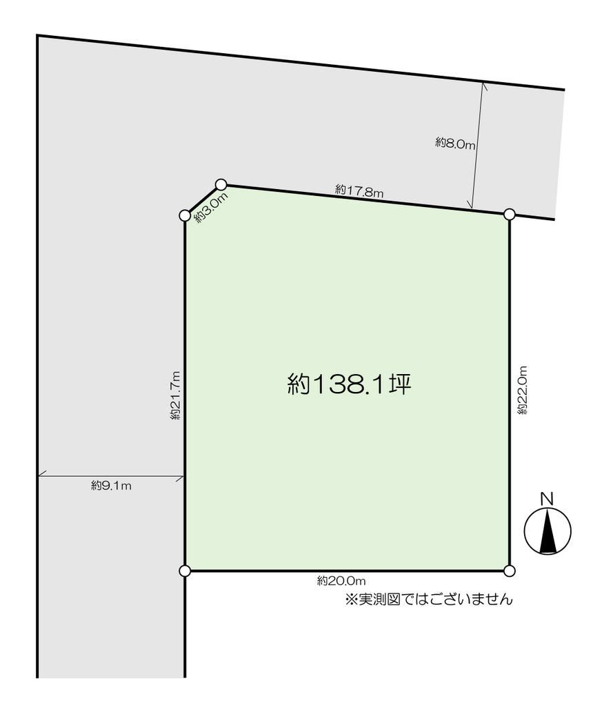 Land for Sale in Sumikawa, Sapporo - 456.84 sqm Corner Plot - Thumbnail 2
