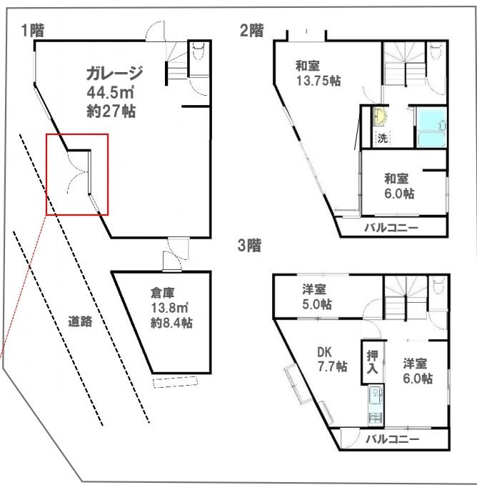Flatts Kawajimacho 4DK House for Sale in Saitama - Thumbnail 3