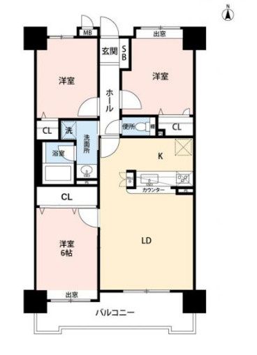 3LDK Apartment for Sale in Saga City, 12 Min Walk to Saga Station - Thumbnail 2