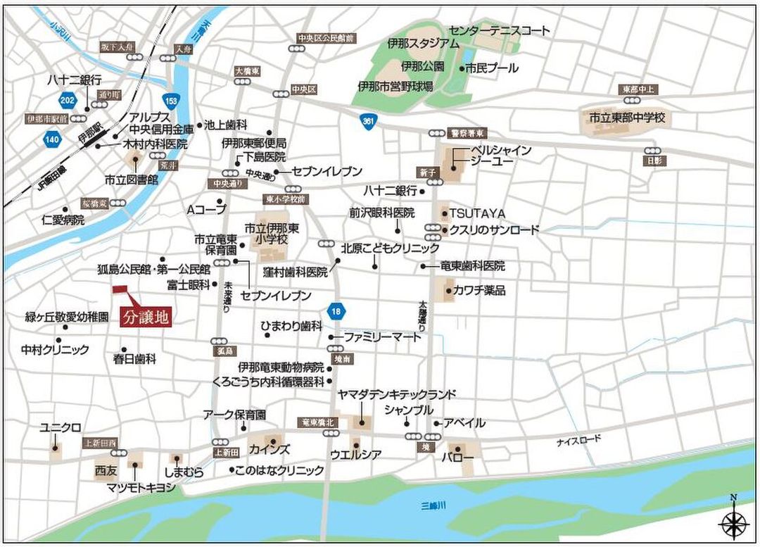 Building Plot for Sale in Central Ina City, Nagano - Thumbnail 3