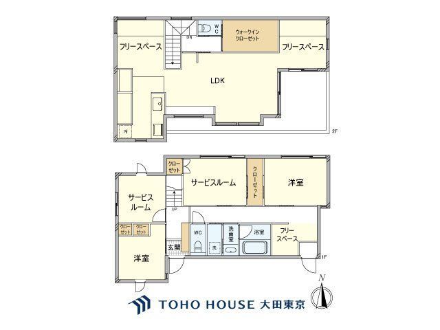 2SLDK Detached House for Sale in Kugahara, Ota-ku, Tokyo - Thumbnail 3