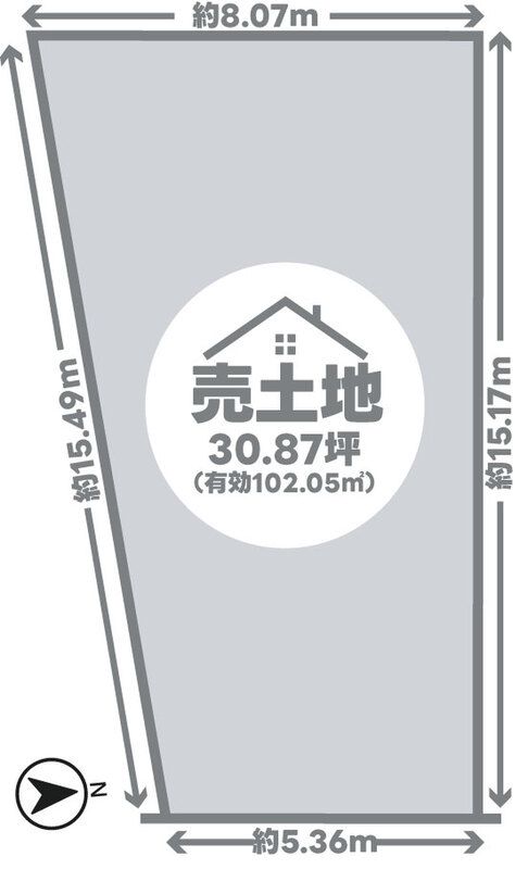 Building Land for Sale in Uzumasa, Kyoto – 102.09 sqm - Thumbnail 4