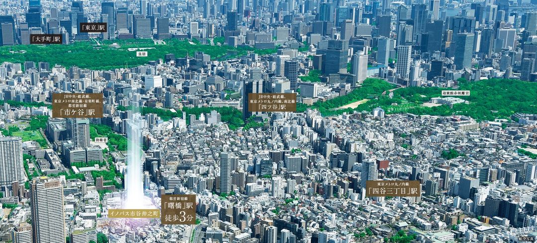 Innova Ichigaya Nakanocho New Build Condo in Shinjuku, Tokyo - Main Image